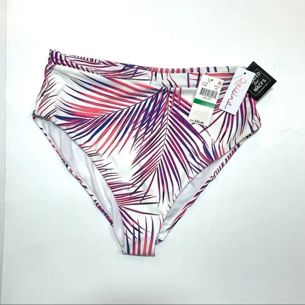 Raisins Juniors' High-Waist Bikini Swim Bottom